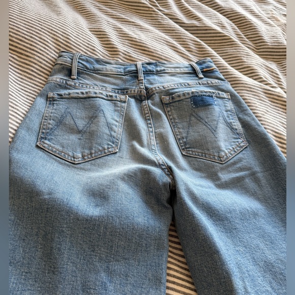 MOTHER Denim PETITES The Lil Hustler Roller Fray - Picture 7 of 10